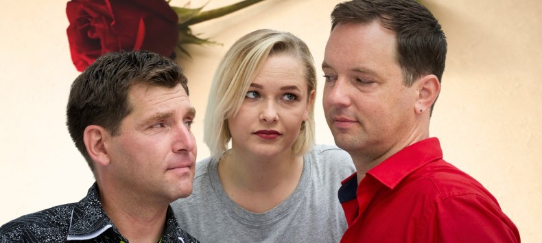 Manuel Ettelt, Jacqueline Batzlaff and Christian D. Trabert from the Plau am See Castle Festival, © Burgfestspiele Plau am See Manuel Ettelt, Jacqueline Batzlaff and Christian D. Trabert from the Plau am See Castle Festival, © Burgfestspiele Plau am See