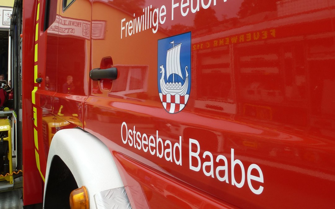 Vrijwillige brandweer kustplaats aan de Oostzee, © KV Baabe