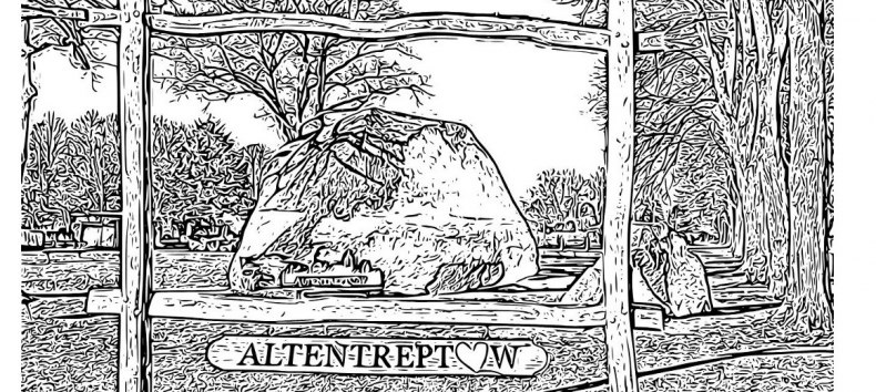 Large stone on the monastery hill, &copy; Sybille Waschk