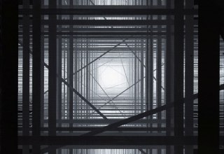 &bdquo;Optimist.03&ldquo;, Acryl auf Leinen, 140 cm x 140 cm, 2023 // &copy; Ole Gr&ouml;nwoldt