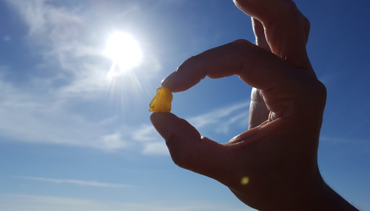 Amber wandeling, © Bernstein in der Sonne Amber wandeling, © Bernstein in der Sonne