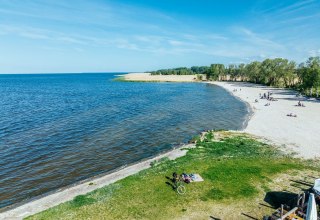 Czas wolny na plaży w Mönkebude, © TMV/Gänsicke Czas wolny na plaży w Mönkebude, © TMV/Gänsicke