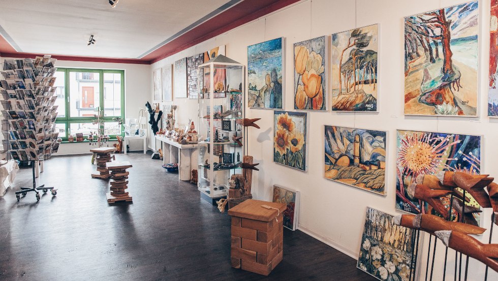 Galeria i sprzedaż w "Kunsthof", © Kunsthof Bad Doberan e.V. Galeria i sprzedaż w "Kunsthof", © Kunsthof Bad Doberan e.V.