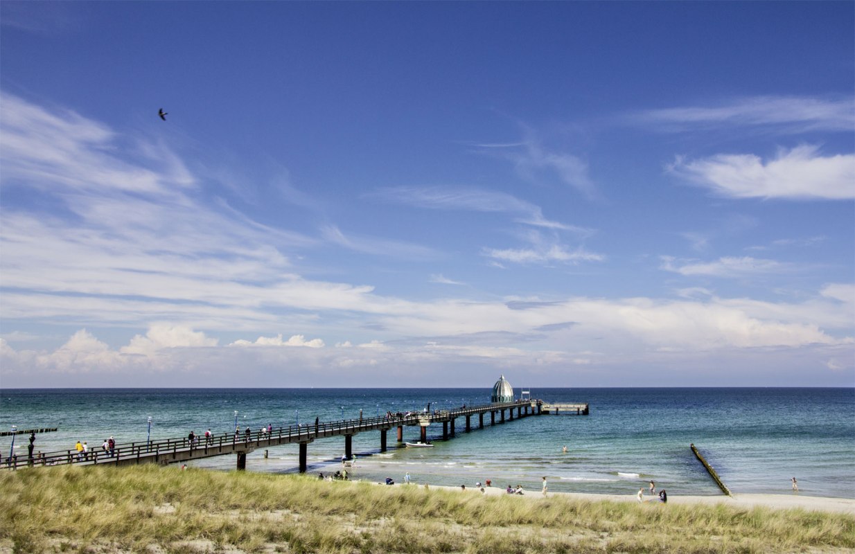 Magnes dla gości na Morzu Bałtyckim - molo Zingster., © Sarah Kunze Magnes dla gości na Morzu Bałtyckim - molo Zingster., © Sarah Kunze