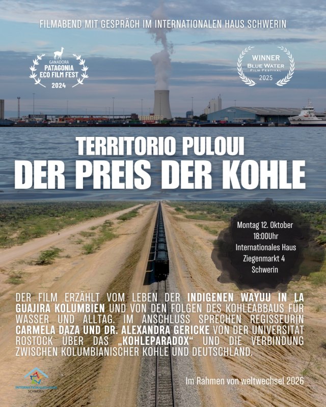 En film om kol, vatten och frågan om vilket pris andra får betala för vår energiförbrukning. // © Carmela Daza En film om kol, vatten och frågan om vilket pris andra får betala för vår energiförbrukning. // © Carmela Daza