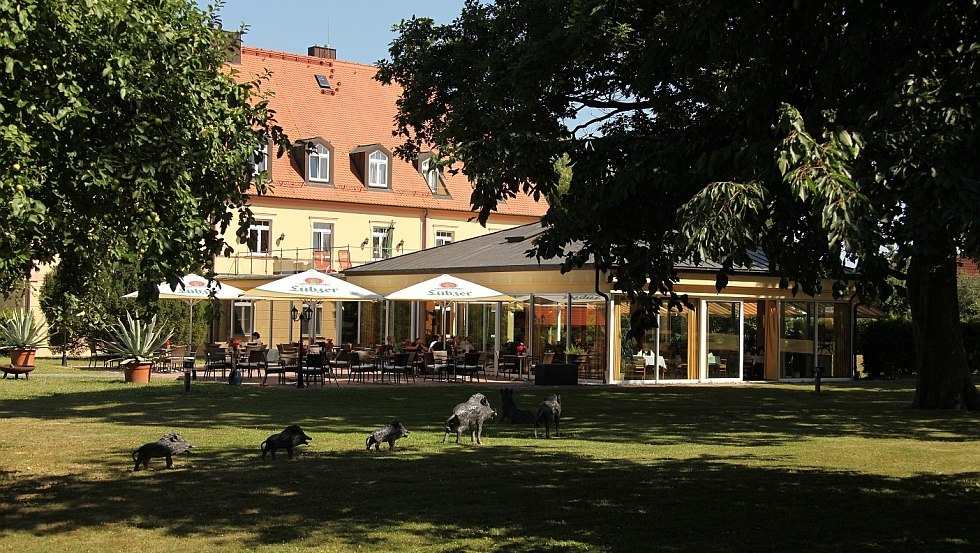 Terras & herenhuis, Sparow Manor, © Michael Frahm