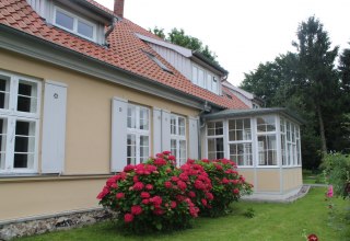 Pastorie Wusterhusen met permanente tentoonstelling Karl Lappe, &copy; Josephin Bock