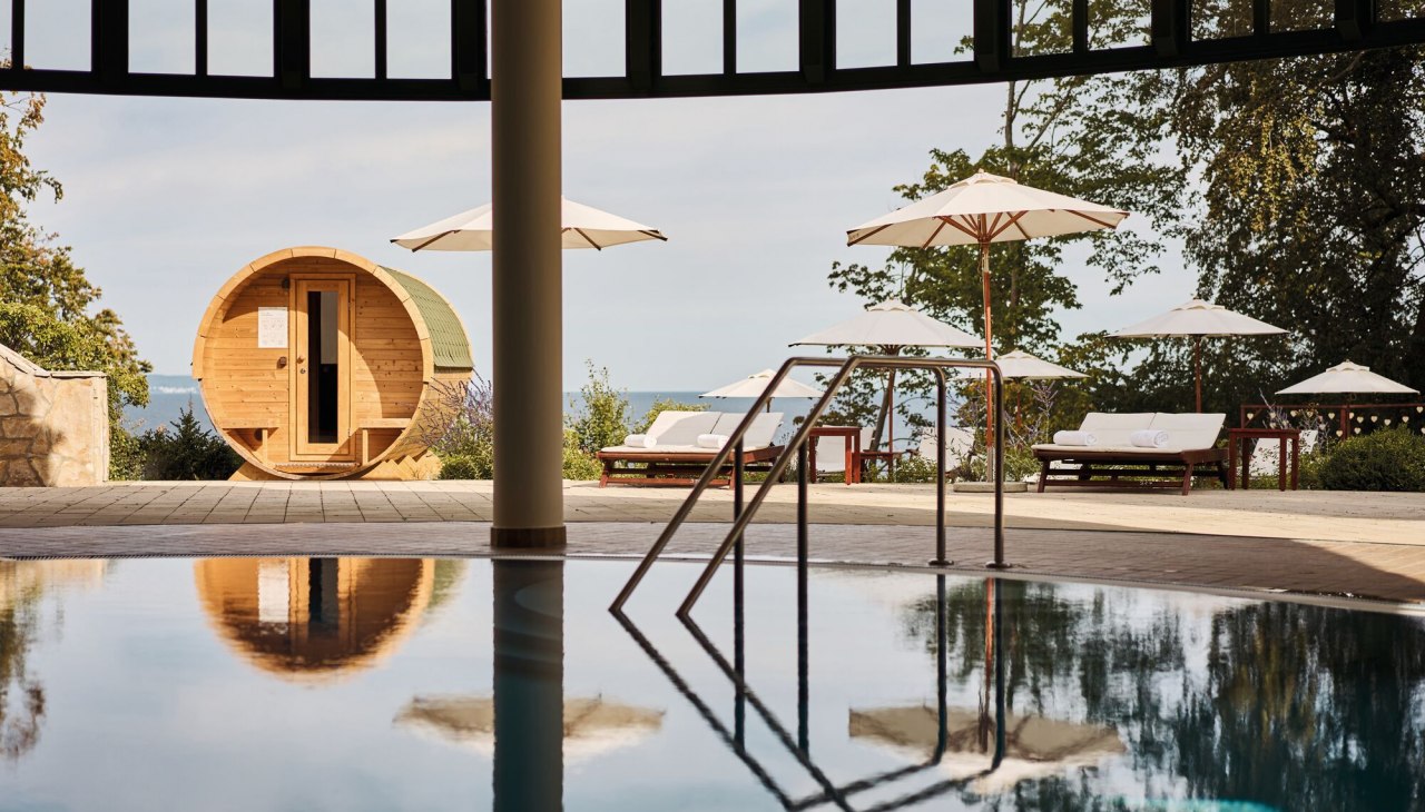 Bild 4 Pool_Fasssauna_Ostseeblick, © Arne Nagel AMOA e. K Bild 4 Pool_Fasssauna_Ostseeblick, © Arne Nagel AMOA e. K