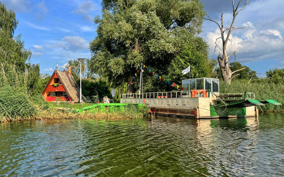 Burgwallinsel en Teterow veerboot, © TMV/Gohlke