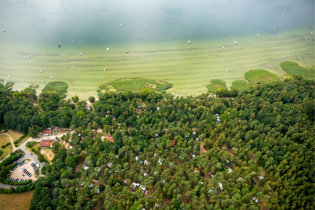 Campsite "Bolter Ufer" C15 - aerial photo Hans Blossey, © TDG Rechlin mbH / Hans Blossey