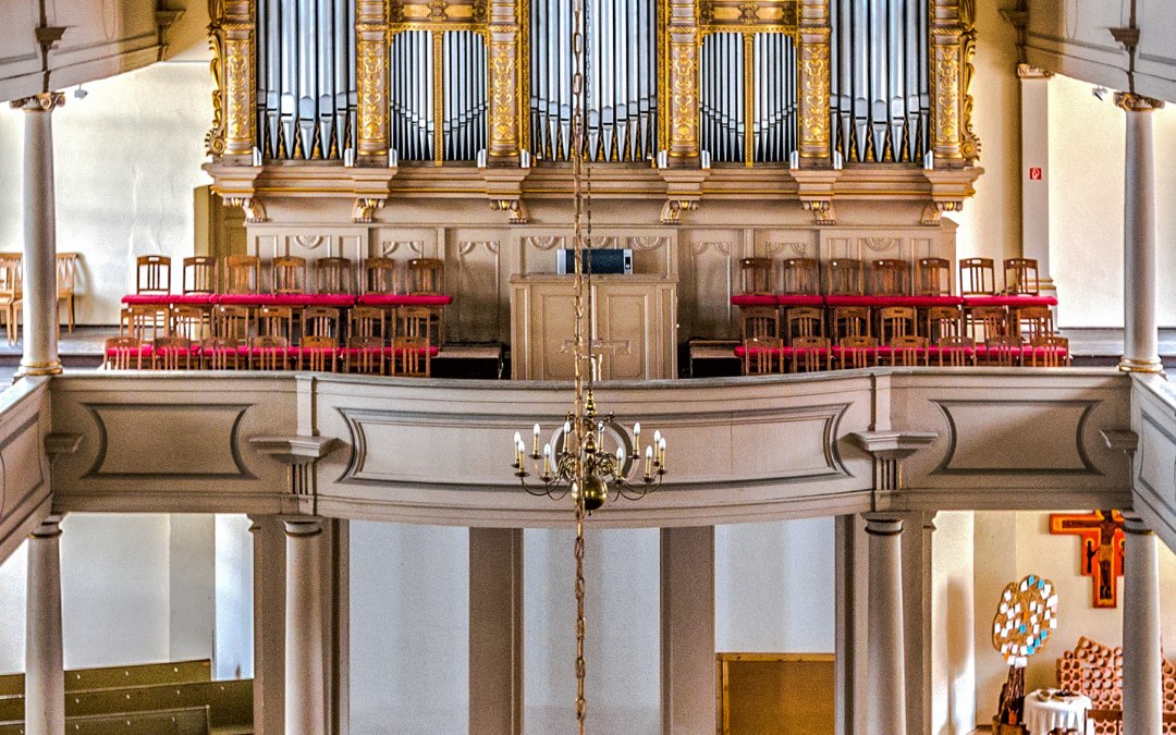 Grüneberg-orgel in de stadskerk van Neustrelitz, © Wilfried Baganz