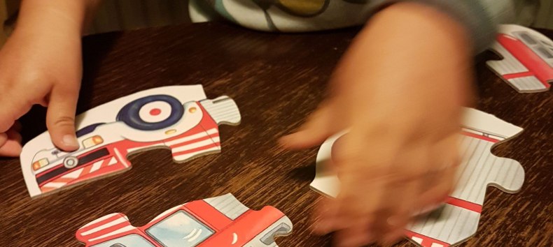 Toddler puzzles at the Bibolinchen parents' meeting // &copy; Stadtbibliothek Stralsund