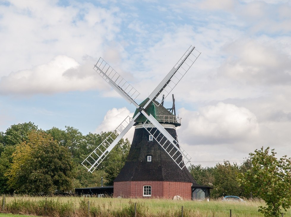 the idyllically situated mill Nantrow, © Frank Burger