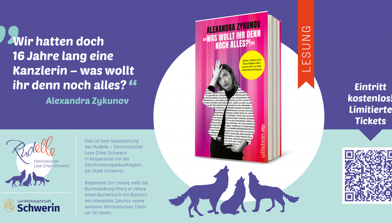 Reading with the Rudelle Schwerin in cooperation with the Equal Opportunities Officer of the City of Schwerin, &copy; Ullstein Verlag