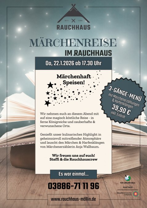 Fairytale journey in the smoke house, &copy; Rauchhaus M&ouml;llin