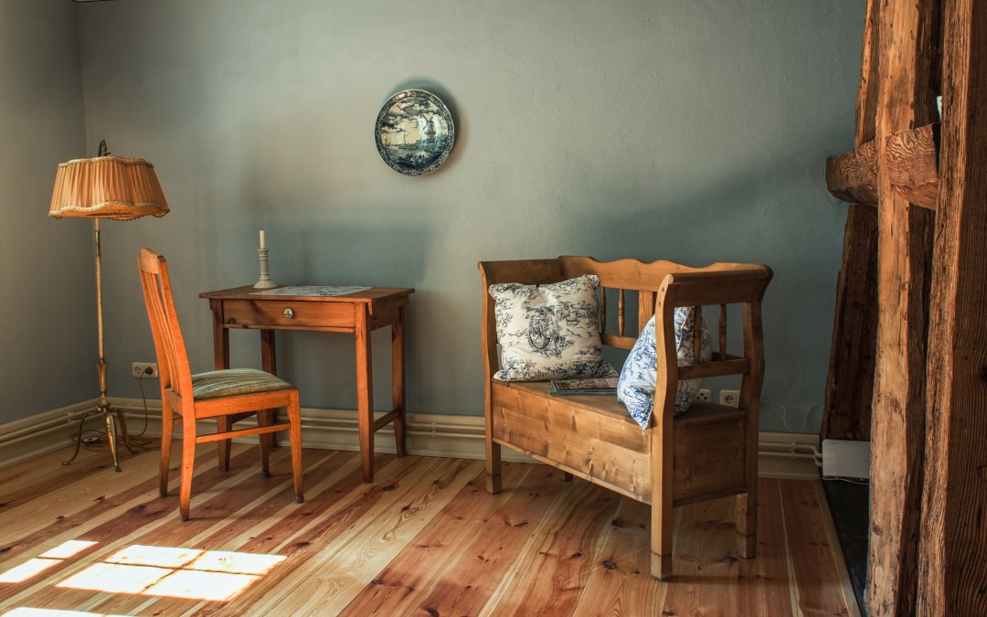 Smaakvol ingerichte Friese flat in het onderstaande landhuis, © DOMUSImages