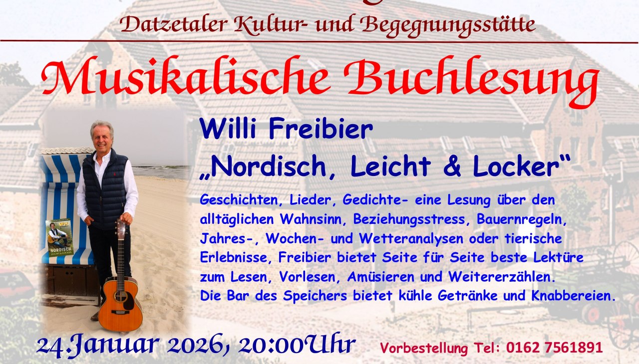 Muzyczne czytanie książek, © Speicher Salow, Michael Rausch Muzyczne czytanie książek, © Speicher Salow, Michael Rausch