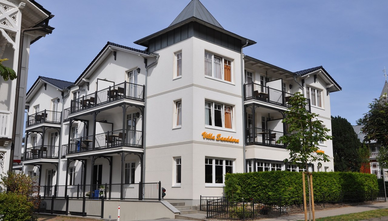 Buitenaanzicht van Pension Sanddorn, © TMV