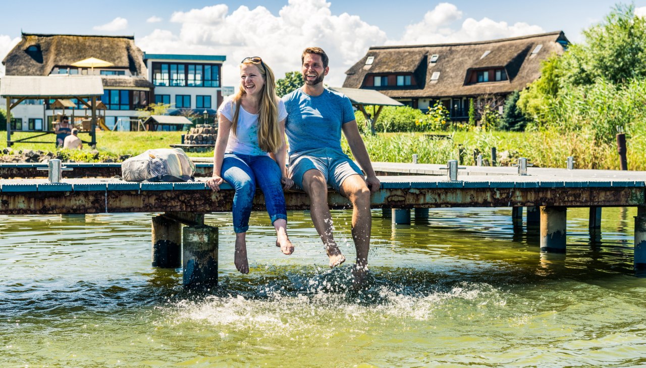 Ontspan in het Haffhus in het vakantieoord Ueckermünde, © TMV/Süß Ontspan in het Haffhus in het vakantieoord Ueckermünde, © TMV/Süß