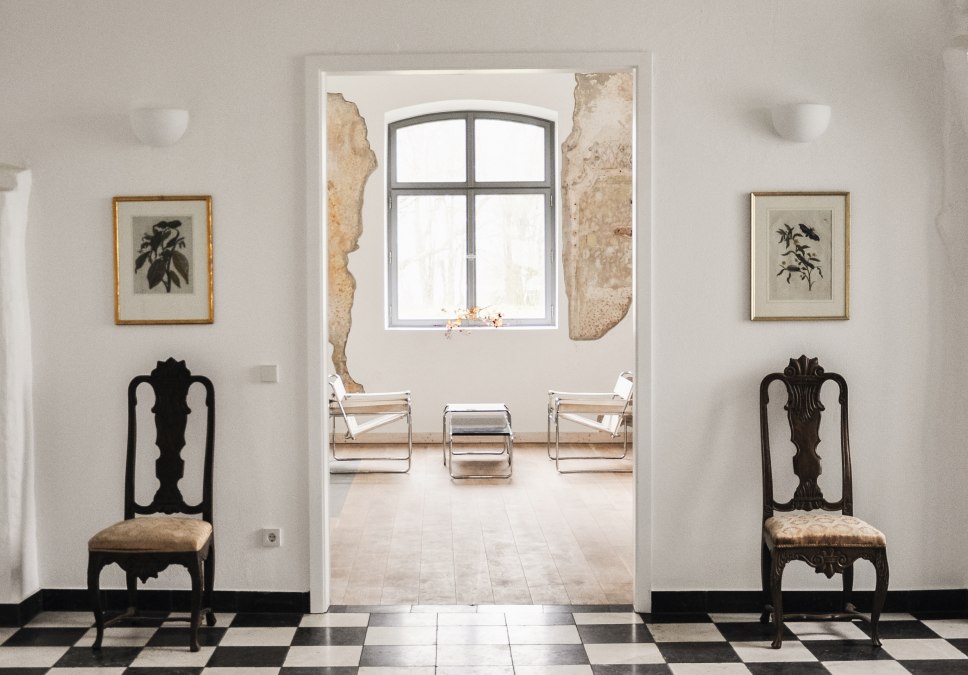 Foyer w dworku Üselitz, © Gut Üselitz / Lena Welbergen