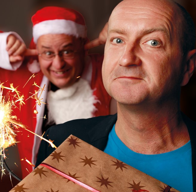 Cult kerstprogramma Schwarze Grütze "Eindstation Pfanne - wat overblijft is kippenvel!", © Thomas Bartilla