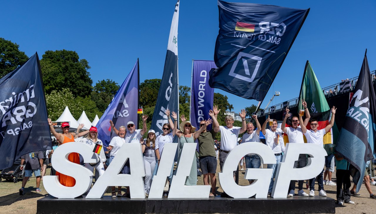 2025 Sail GP motief in de entree, © Sail GP