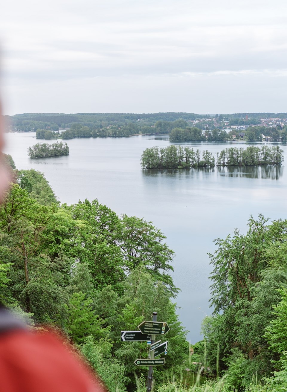 Widok na krajobraz jeziora Feldberg jest urzekający - a przy odrobinie szczęścia można dostrzec jednego z orłów bielików, które się tu osiedliły!, © TMV/Gross