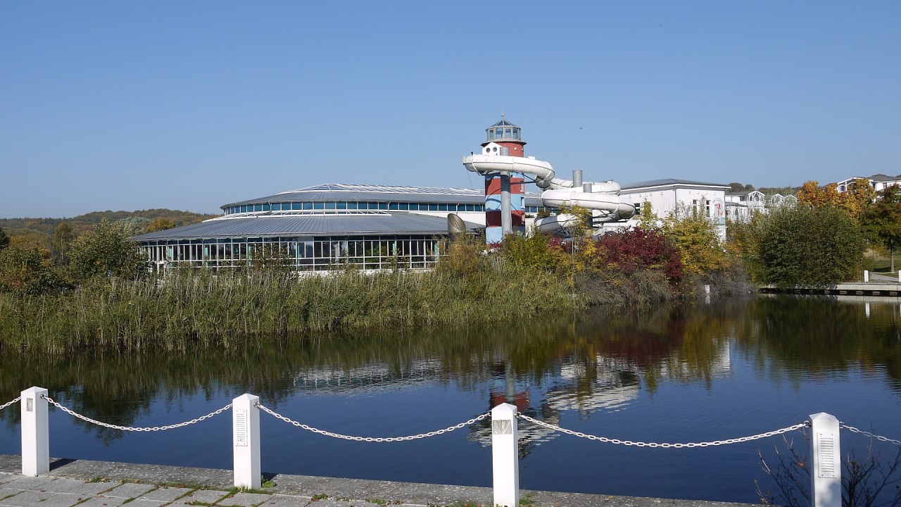 The AHOI Rügen bathing area & sauna in the Baltic resort Sellin // © TMV/ Fischer The AHOI Rügen bathing area & sauna in the Baltic resort Sellin // © TMV/ Fischer