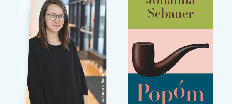 The author and the book cover are pictured. // © Buch: DuMont Buchverlag, Autorin: Pamela Rußmann The author and the book cover are pictured. // © Buch: DuMont Buchverlag, Autorin: Pamela Rußmann