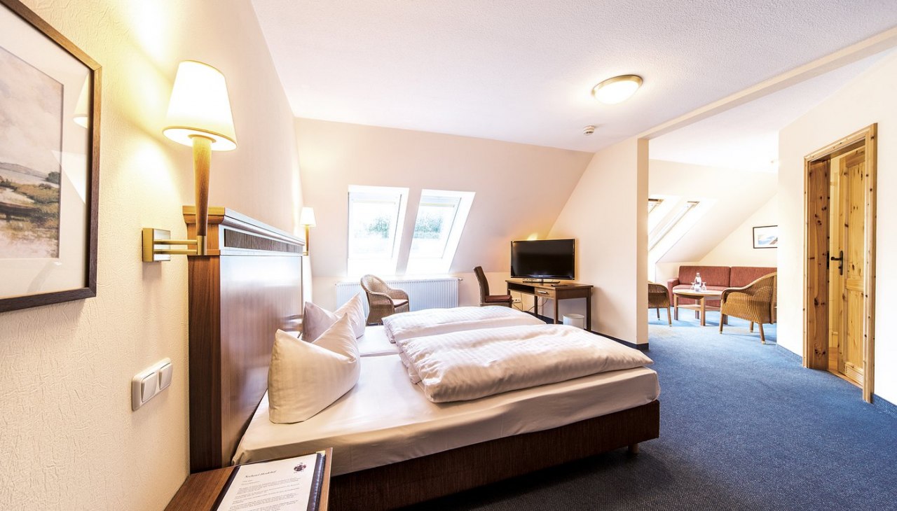 Tweepersoonskamer "Large" in Seehotel Heidehof, © Seehotel Heidehof