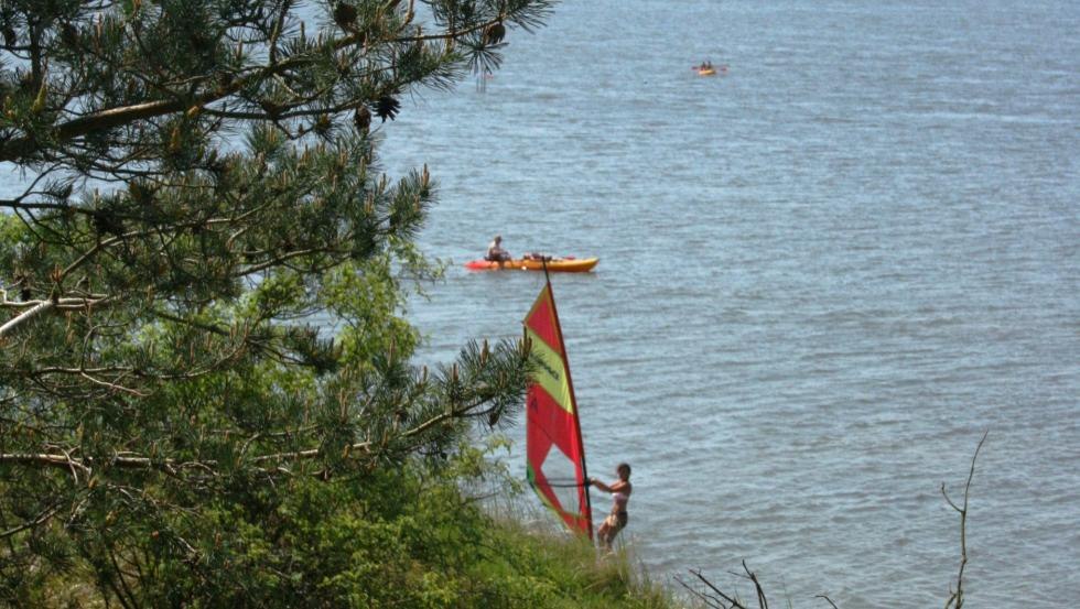 Cursus windsurfen op het Achterwasser, © Natur Camping Usedom