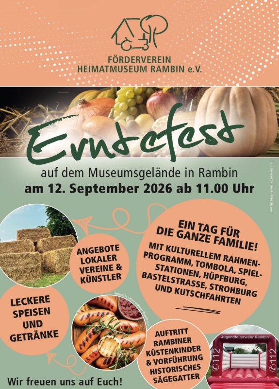 Harvest Festival Promotional Poster // © Förderverein Heimatmuseum Rambin e.V. Harvest Festival Promotional Poster // © Förderverein Heimatmuseum Rambin e.V.