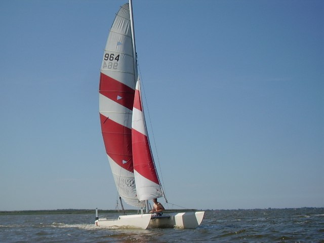 Catamaran zeilen, © Surfschule Barth