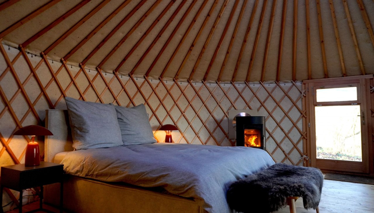 Vacations in a cozy yurt - at Gut Hasseldorf, &copy; Weingut Hasseldorf / L&uuml;ke