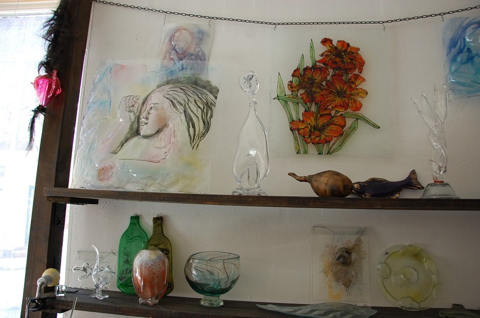 Hier worden unieke glazen kunstwerken gemaakt., © Gabriele Skorupski Hier worden unieke glazen kunstwerken gemaakt., © Gabriele Skorupski