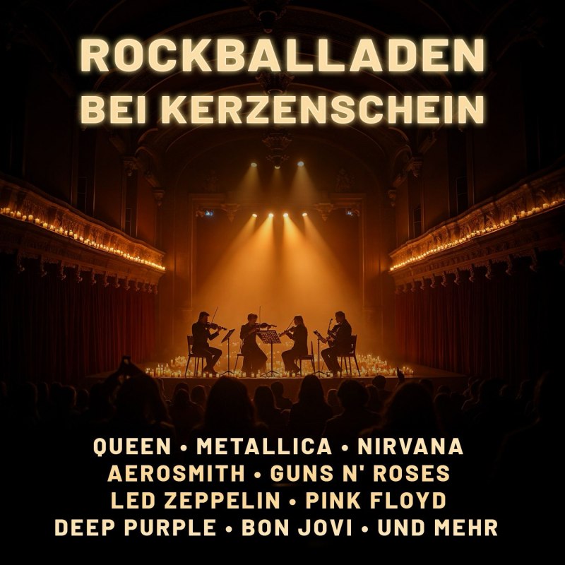 Rock ballads by candlelight // © AZ Event Production Rock ballads by candlelight // © AZ Event Production