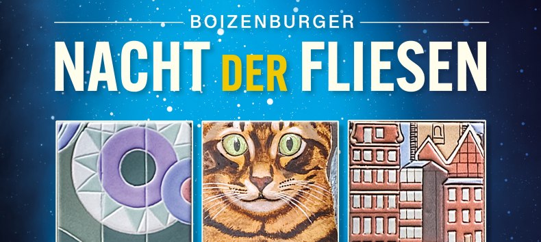 Tegelkunst bij nacht // &copy; Stadt Boizenburg/Elbe