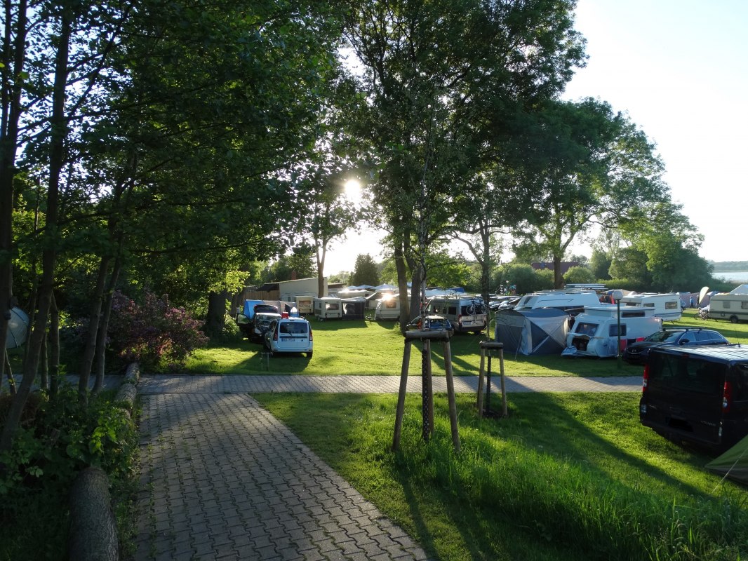 Sunrise over the campsite, &copy; Campingparadies Dahmen