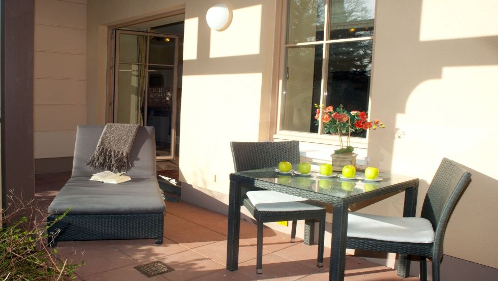 Terras bij flat 19, &copy; Residenz Seestern, Banse & Klaus GbR
