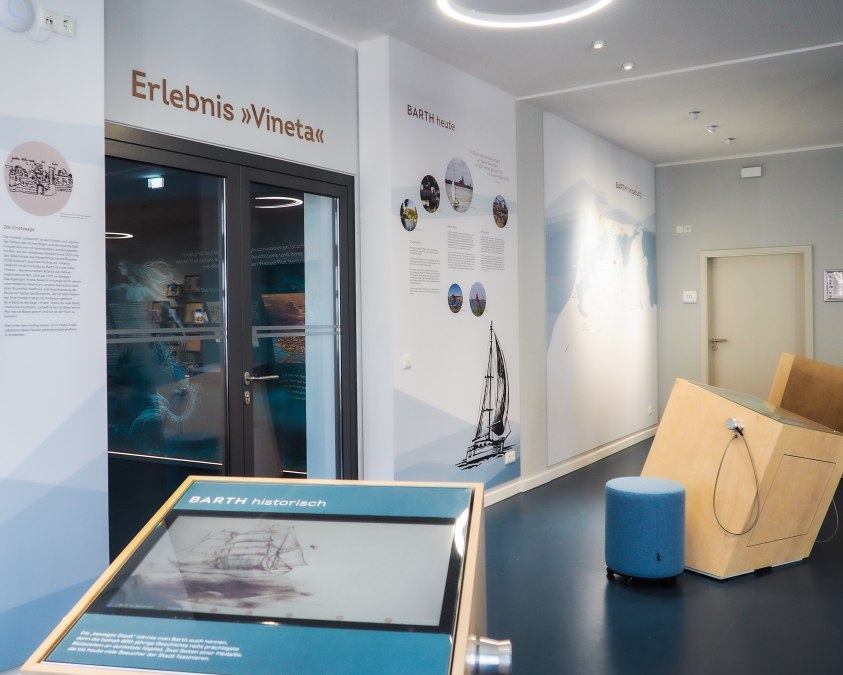 Informacje o Barth w centrum społeczności Vineta, &copy; Stadt Barth