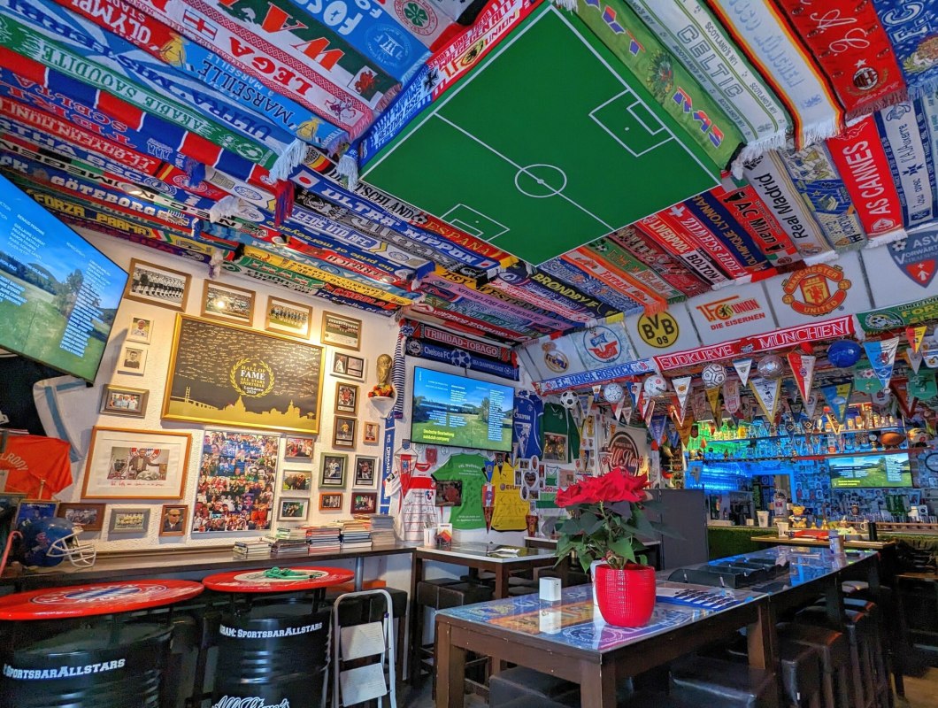 The sports bar offers plenty of potential for guesswork and discussion, © Sportsbar Allstars The sports bar offers plenty of potential for guesswork and discussion, © Sportsbar Allstars