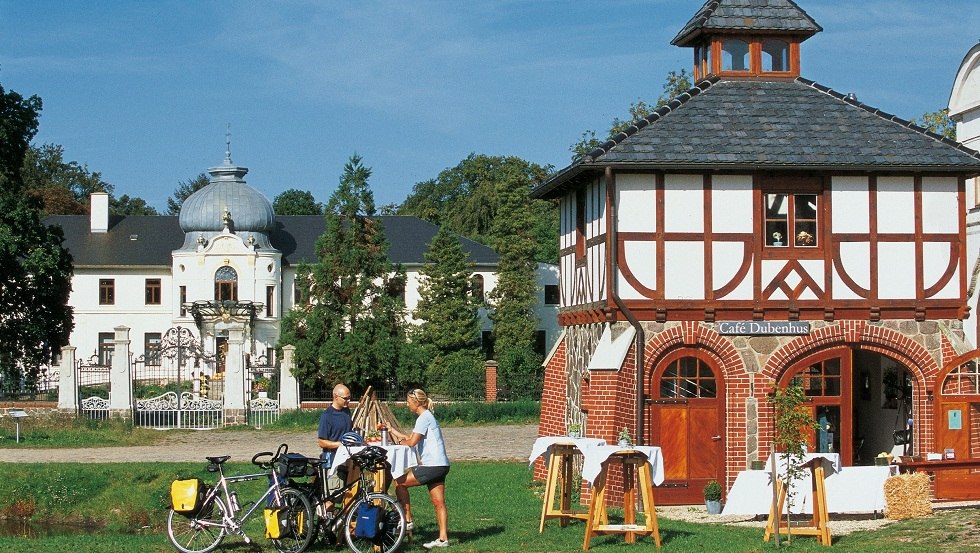 Das elegante Schloss Blücherhof - ein Mix aus Neobarock und Jugendstiel, © TMV/ Eiserle-Heim
