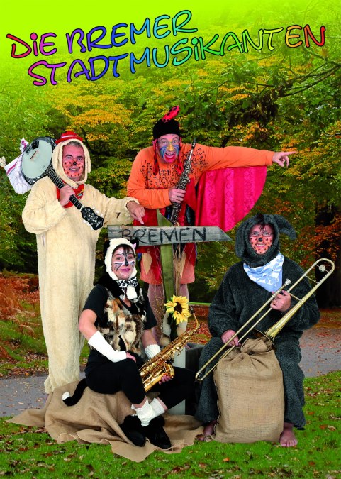 Muzycy miejscy z Bremy, © Happy_Feeling_Bremer_Stadtmusikanten_AK_erh_030423.jpg