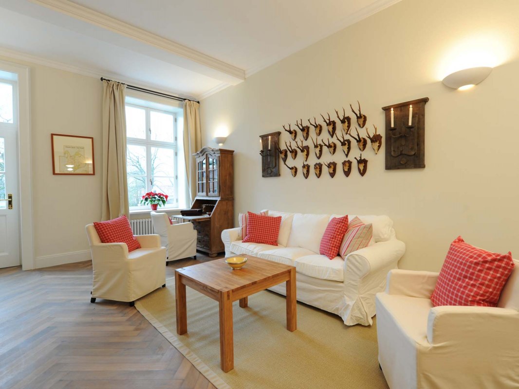 Apartment in the manor house Zicker, © Gut Zicker Apartment in the manor house Zicker, © Gut Zicker