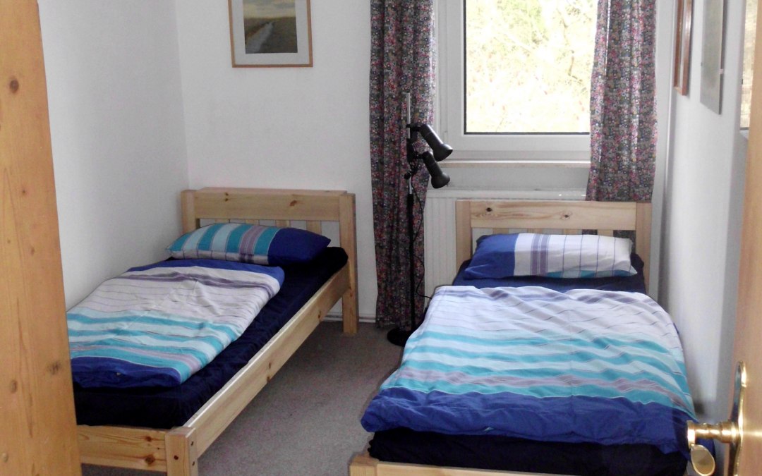 Room with two single beds, © Elisabeth Tuschy