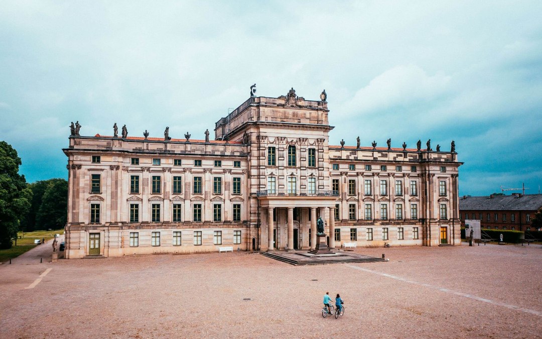 Aerial view of Ludwigslust Castle, &copy; TMV/Friedrich