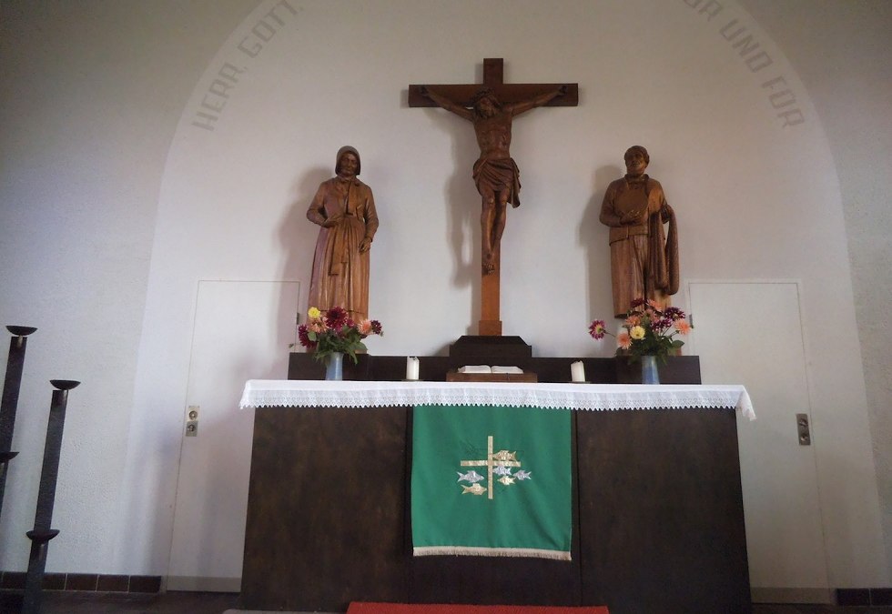 Altaar in de dorpskerk van Göhren, © Tourismuszentrale Rügen