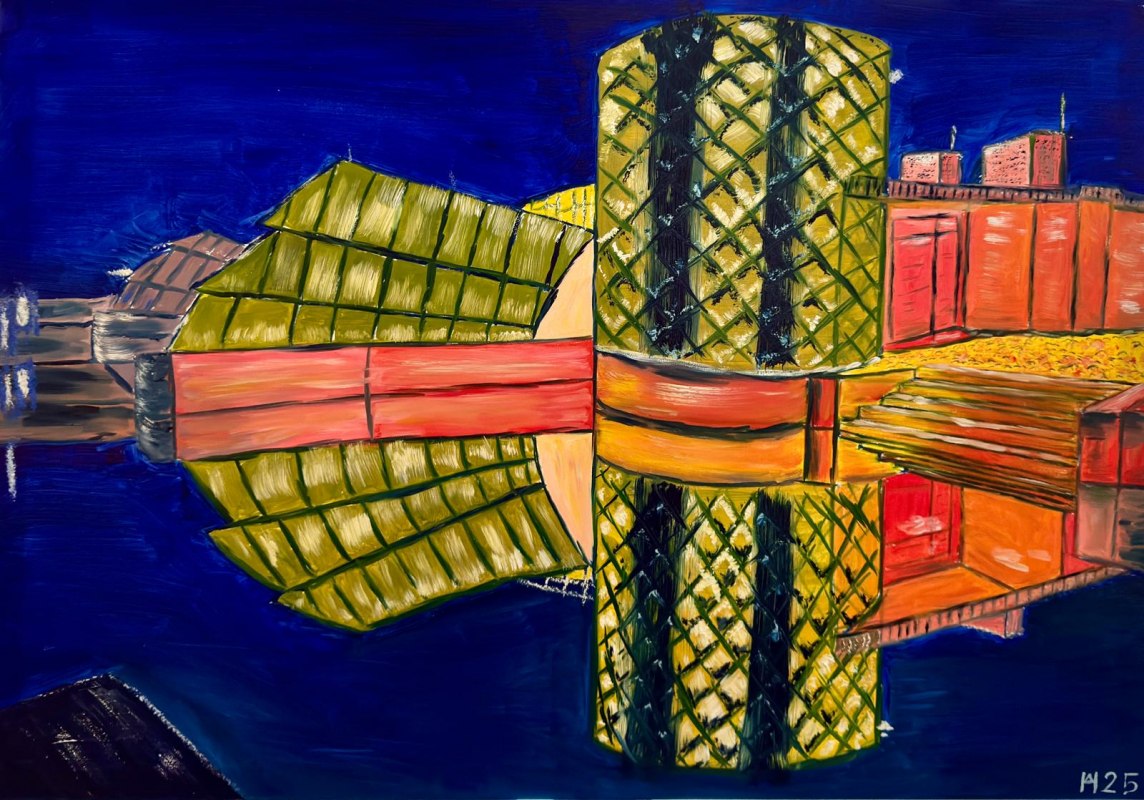 Blauw uur spervuur Greifswald // &copy; W. Hube