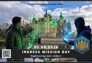 A representation of how you can imagine Ingress in real life; two teams battle each other for possession of the "portals", which are based on real landmarks. // &copy; Lukas Reckow / LukeAllStars