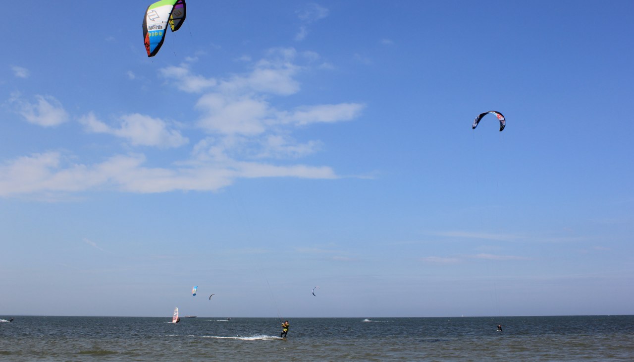 Gahlkow surf and kite spot nad Zatoką Greifswaldzką, © Tourismusverband Vorpommern e.V./ Nicole Spittel